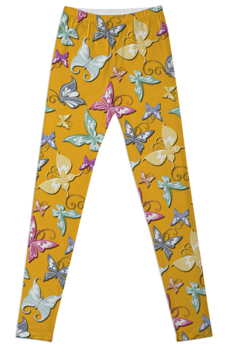 Shop Pastel Butterflies Leggings by SeituHayden | Print All Over Me