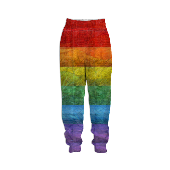 Shop Gay Pride Rainbow Tracksuit Pant by Forever Yours | Print All Over Me