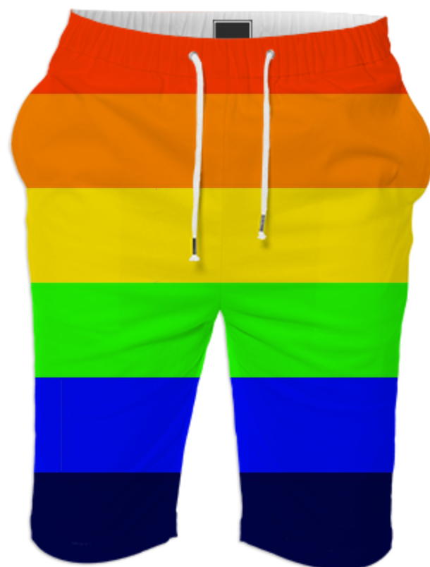 Shop RAINBOWED Summer Short by THE GRIFFIN PASSANT STREETWEAR ...