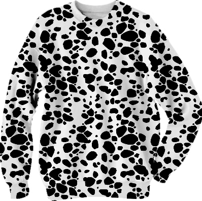 Shop Dalmatian Cotton Sweatshirt by sondersky | Print All Over Me