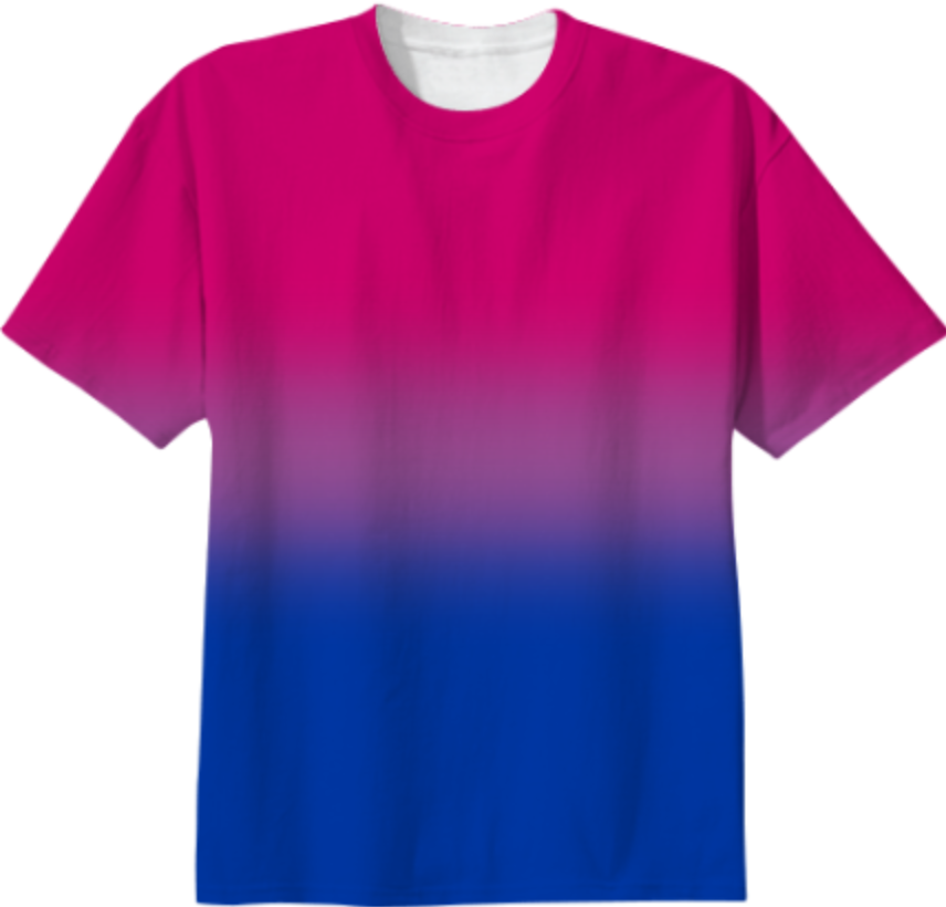 Shop Bisexual Cotton T-shirt by strangegamer | Print All Over Me