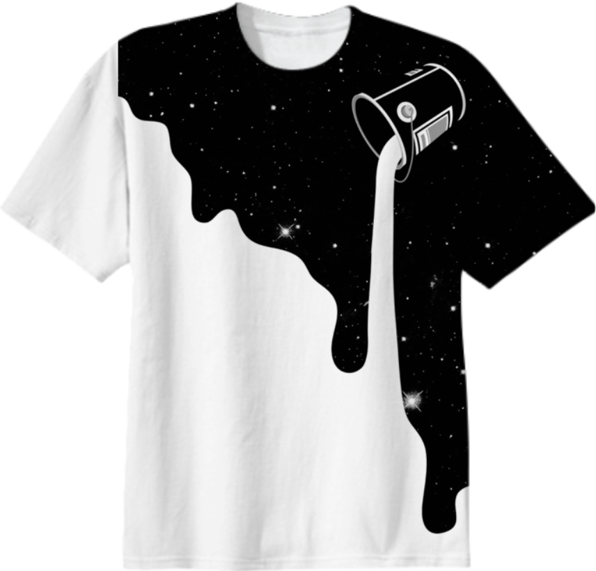 Shop GALAXY PAINT Cotton T-shirt by cuteasfrick | Print All Over Me