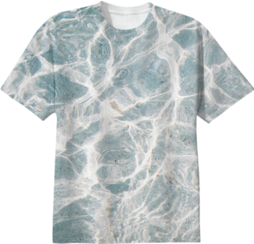 water print t shirt