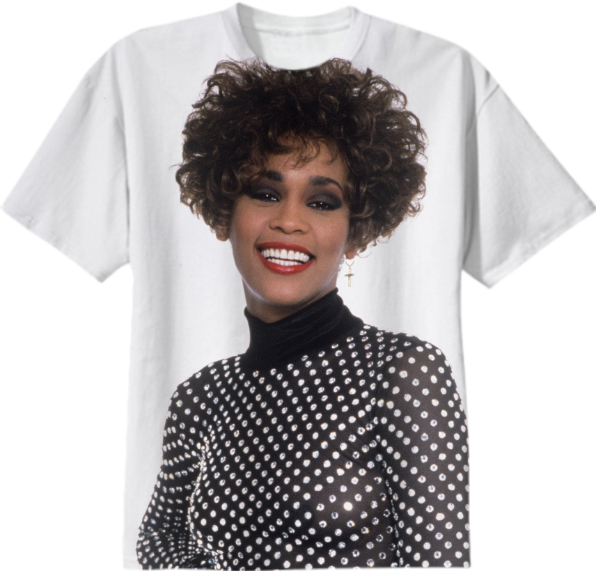 t shirt whitney houston